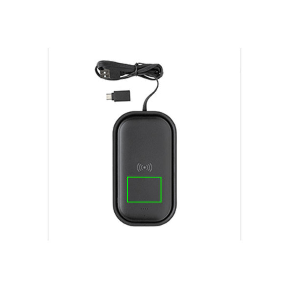 Trådlös laddning 5000mAh powerbank bas